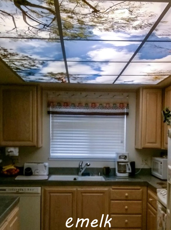 آسمان مجازی در دکوراسیون آشپزخانه