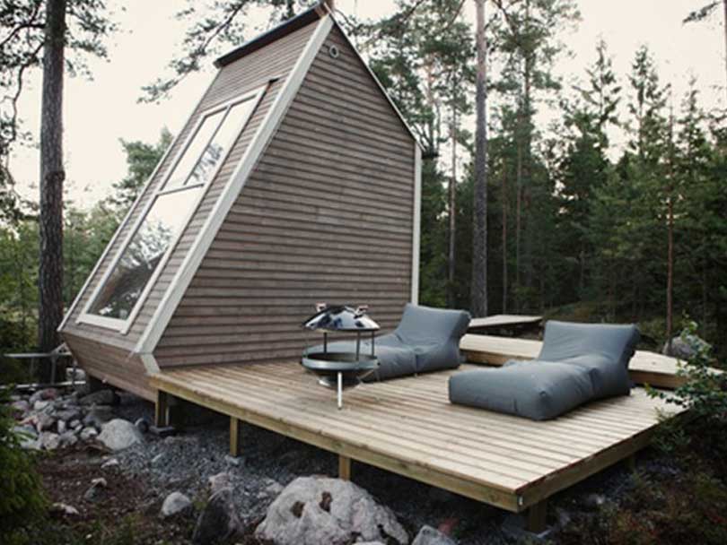 کوچک ترین خانه جهان به نام کابین در فنلاند