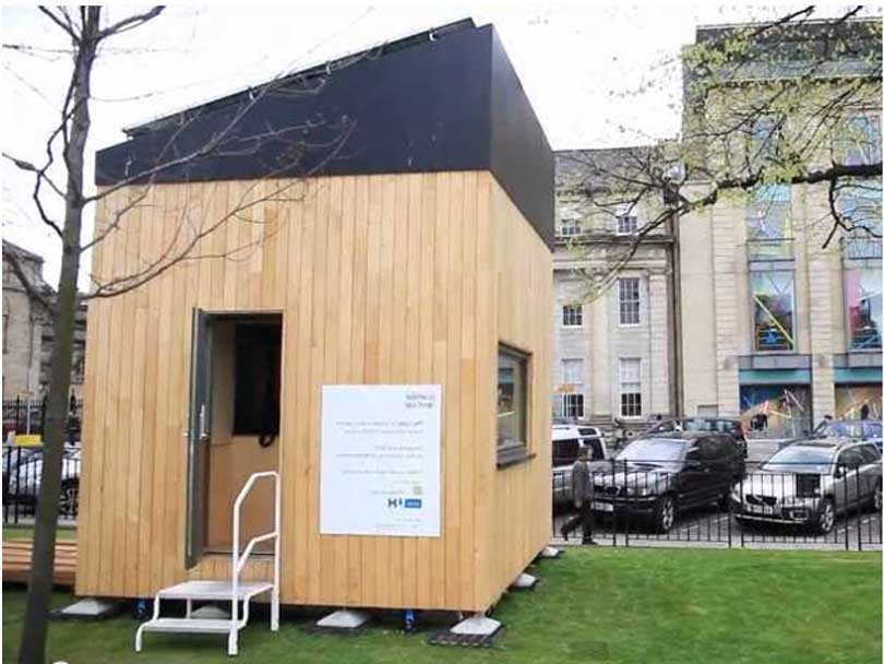 کوچک ترین خانه جهان یعنی مکعب اکو در اسکاتلند 